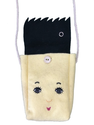 FaceToFace tasje handgemaakt wolvilt Sis