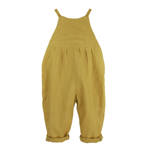 MeeGroei salopette - mosterd geel