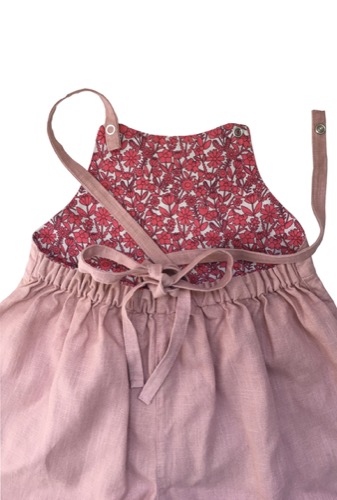 MeeGroei salopette - oud roze