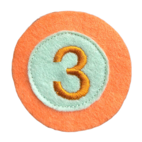 Verjaardagskroon geel