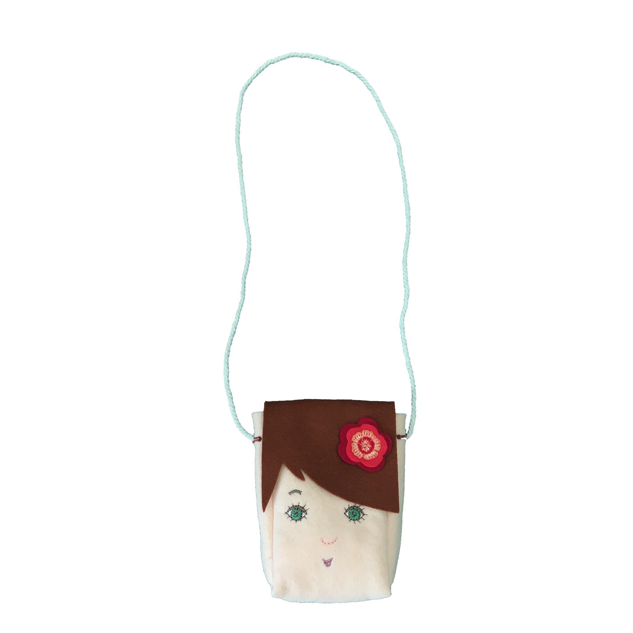 FaceToFace tasje handgemaakt wolvilt Madelief