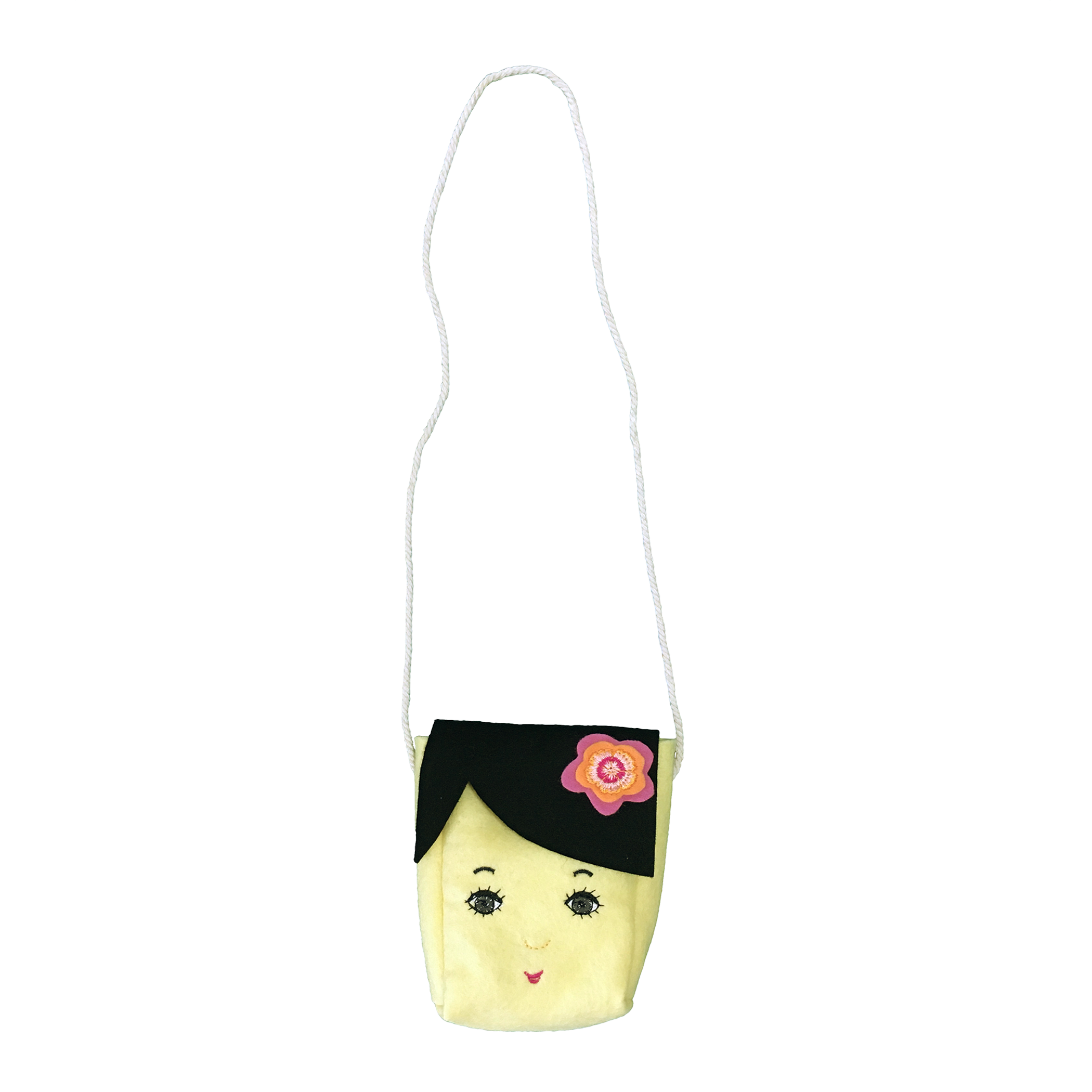 FaceToFace tasje handgemaakt wolvilt Lou